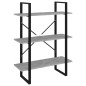 vidaXL Bücherregal Betongrau 80x30x105 cm Holzwerkstoff vidaXL Bücherregal Betongrau 80x30x105 cm Holzwerkstoff