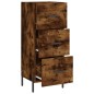 vidaXL Sideboard Räuchereiche 34,5x34x90 cm Holzwerkstoff vidaXL Sideboard Räuchereiche 34,5x34x90 cm Holzwerkstoff