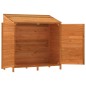 vidaXL Geräteschuppen Braun 102x52x112 cm Massivholz Tanne vidaXL Geräteschuppen Braun 102x52x112 cm Massivholz Tanne