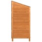vidaXL Geräteschuppen Braun 102x52x112 cm Massivholz Tanne vidaXL Geräteschuppen Braun 102x52x112 cm Massivholz Tanne