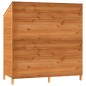 vidaXL Geräteschuppen Braun 102x52x112 cm Massivholz Tanne vidaXL Geräteschuppen Braun 102x52x112 cm Massivholz Tanne