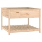vidaXL Pflanzkübel mit Ablage 111,5x111,5x81 cm Massivholz Kiefer vidaXL Pflanzkübel mit Ablage 111,5x111,5x81 cm Massivholz Kiefer