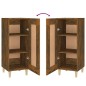vidaXL Sideboard Räuchereiche 34,5x34x90 cm Holzwerkstoff vidaXL Sideboard Räuchereiche 34,5x34x90 cm Holzwerkstoff
