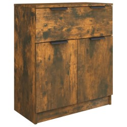 vidaXL Sideboard Räuchereiche 60x30x70 cm Holzwerkstoff