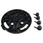 vidaXL Pflanzenroller 30 cm Durchmesser Schwarz 170 kg vidaXL Pflanzenroller 30 cm Durchmesser Schwarz 170 kg