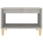 vidaXL Couchtisch Betongrau 60x50x40 cm Holzwerkstoff vidaXL Couchtisch Betongrau 60x50x40 cm Holzwerkstoff