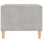 vidaXL Couchtisch Betongrau 60x50x40 cm Holzwerkstoff vidaXL Couchtisch Betongrau 60x50x40 cm Holzwerkstoff