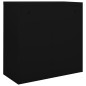 vidaXL Schiebetürenschrank Stahl 90x40x90 cm Stahl vidaXL Schiebetürenschrank Stahl 90x40x90 cm Stahl