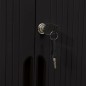 vidaXL Schiebetürenschrank Stahl 90x40x90 cm Stahl vidaXL Schiebetürenschrank Stahl 90x40x90 cm Stahl