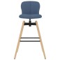 Barstühle 2 Stk. Drehbar Blau Stoff Barstühle 2 Stk. Drehbar Blau Stoff