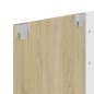 vidaXL TV-Wandschrank Weiß Sonoma-Eiche 120x23,5x90 cm Holzwerkstoff vidaXL TV-Wandschrank Weiß Sonoma-Eiche 120x23,5x90 cm Holzwerkstoff