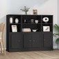 vidaXL Highboards 3 Stk. Schwarz Holzwerkstoff vidaXL Highboards 3 Stk. Schwarz Holzwerkstoff