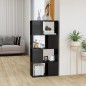 vidaXL Bücherregal Raumteiler Hochglanz-Grau 60x24x124,5 cm vidaXL Bücherregal Raumteiler Hochglanz-Grau 60x24x124,5 cm