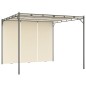 vidaXL Gartenpavillon mit Seitenvorhang 3x3x2,25 m Creme vidaXL Gartenpavillon mit Seitenvorhang 3x3x2,25 m Creme