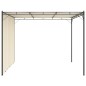 vidaXL Gartenpavillon mit Seitenvorhang 3x3x2,25 m Creme vidaXL Gartenpavillon mit Seitenvorhang 3x3x2,25 m Creme