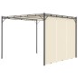 vidaXL Gartenpavillon mit Seitenvorhang 3x3x2,25 m Creme vidaXL Gartenpavillon mit Seitenvorhang 3x3x2,25 m Creme