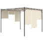vidaXL Gartenpavillon mit Seitenvorhang 3x3x2,25 m Creme vidaXL Gartenpavillon mit Seitenvorhang 3x3x2,25 m Creme