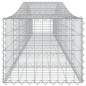 vidaXL Gabionen mit Hochbogen 2 Stk. 400x50x40/60cm Verzinktes Eisen vidaXL Gabionen mit Hochbogen 2 Stk. 400x50x40/60cm Verzinktes Eisen