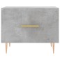 vidaXL Couchtisch Betongrau 50x50x40 cm Holzwerkstoff vidaXL Couchtisch Betongrau 50x50x40 cm Holzwerkstoff
