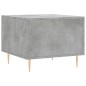 vidaXL Couchtisch Betongrau 50x50x40 cm Holzwerkstoff vidaXL Couchtisch Betongrau 50x50x40 cm Holzwerkstoff