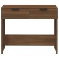 vidaXL Konsolentisch Braun Eichen-Optik 90x36x75 cm Holzwerkstoff vidaXL Konsolentisch Braun Eichen-Optik 90x36x75 cm Holzwerkstoff