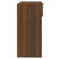 vidaXL Konsolentisch Braun Eichen-Optik 90x36x75 cm Holzwerkstoff vidaXL Konsolentisch Braun Eichen-Optik 90x36x75 cm Holzwerkstoff