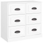 vidaXL Sideboards 2 Stk. Weiß Holzwerkstoff vidaXL Sideboards 2 Stk. Weiß Holzwerkstoff