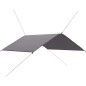 vidaXL Outdoor-Tarp 4x4 m Grau vidaXL Outdoor-Tarp 4x4 m Grau