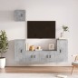 vidaXL 5-tlg. TV-Schrank-Set Betongrau Holzwerkstoff vidaXL 5-tlg. TV-Schrank-Set Betongrau Holzwerkstoff