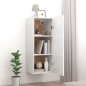 vidaXL Wandschrank Hochglanz-Weiß 34,5x34x90 cm Holzwerkstoff vidaXL Wandschrank Hochglanz-Weiß 34,5x34x90 cm Holzwerkstoff
