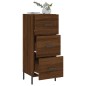 vidaXL Sideboard Braun Eichen-Optik 34,5x34x90 cm Holzwerkstoff vidaXL Sideboard Braun Eichen-Optik 34,5x34x90 cm Holzwerkstoff