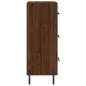 vidaXL Sideboard Braun Eichen-Optik 34,5x34x90 cm Holzwerkstoff vidaXL Sideboard Braun Eichen-Optik 34,5x34x90 cm Holzwerkstoff