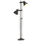 vidaXL Stehlampe 2-flammig Schwarz E27 Gusseisen vidaXL Stehlampe 2-flammig Schwarz E27 Gusseisen