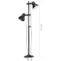 vidaXL Stehlampe 2-flammig Schwarz E27 Gusseisen vidaXL Stehlampe 2-flammig Schwarz E27 Gusseisen