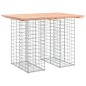 vidaXL Gartenbank aus Gabionen 100x70x72 cm Massivholz Douglasie vidaXL Gartenbank aus Gabionen 100x70x72 cm Massivholz Douglasie