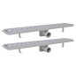 vidaXL Lineare Duschrinnen 2 Stk. Linien 730 x 140 mm Edelstahl vidaXL Lineare Duschrinnen 2 Stk. Linien 730 x 140 mm Edelstahl
