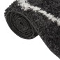vidaXL Teppich Shaggy Hochflor Creme und Anthrazit 120x170 cm vidaXL Teppich Shaggy Hochflor Creme und Anthrazit 120x170 cm