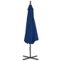 vidaXL Ampelschirm mit Stahlmast 300 cm Azurblau vidaXL Ampelschirm mit Stahlmast 300 cm Azurblau