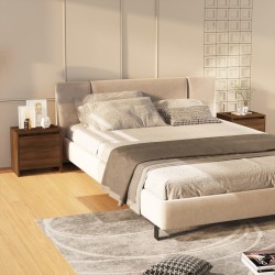 vidaXL Nachttische 2 Stk. Braun Eichen-Optik 45x34x44,5 cm