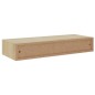 vidaXL Wandregale mit Schubladen 2 Stk. Eichen-Optik Weiß 60x23,5x10cm vidaXL Wandregale mit Schubladen 2 Stk. Eichen-Optik Weiß 60x23,5x10cm