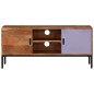 vidaXL TV-Schrank Honigbraun und Grau 110x30x50 cm Massivholz Akazie vidaXL TV-Schrank Honigbraun und Grau 110x30x50 cm Massivholz Akazie