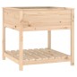 vidaXL Pflanzkübel mit Ablage 82,5x82,5x81 cm Massivholz Kiefer vidaXL Pflanzkübel mit Ablage 82,5x82,5x81 cm Massivholz Kiefer