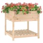 vidaXL Pflanzkübel mit Ablage 82,5x82,5x81 cm Massivholz Kiefer vidaXL Pflanzkübel mit Ablage 82,5x82,5x81 cm Massivholz Kiefer