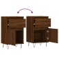 vidaXL Sideboards 2 Stk. Braun Eichen-Optik 40x35x70 cm Holzwerkstoff vidaXL Sideboards 2 Stk. Braun Eichen-Optik 40x35x70 cm Holzwerkstoff