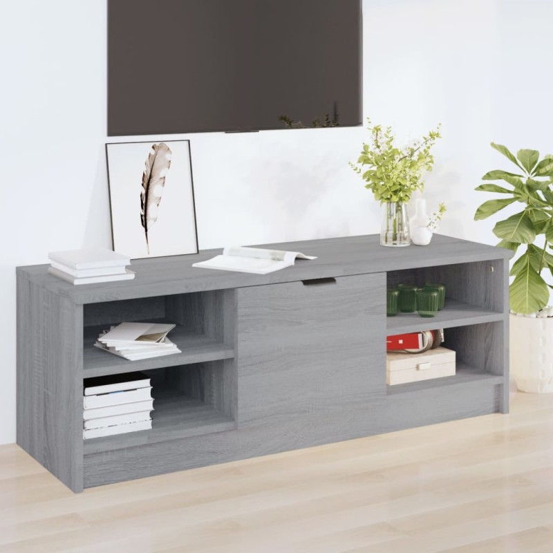 vidaXL TV-Schrank Grau Sonoma 102x35,5x36,5 cm Holzwerkstoff vidaXL TV-Schrank Grau Sonoma 102x35,5x36,5 cm Holzwerkstoff