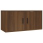 vidaXL 2-tlg. TV-Schrank-Set Braun Eichen-Optik Holzwerkstoff vidaXL 2-tlg. TV-Schrank-Set Braun Eichen-Optik Holzwerkstoff