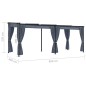 vidaXL Pavillon mit Vorhängen 3 x 6 m Anthrazit Stahl vidaXL Pavillon mit Vorhängen 3 x 6 m Anthrazit Stahl