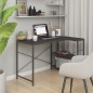 vidaXL Computertisch Schwarz 110x72x70 cm Holzwerkstoff vidaXL Computertisch Schwarz 110x72x70 cm Holzwerkstoff