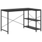 vidaXL Computertisch Schwarz 110x72x70 cm Holzwerkstoff vidaXL Computertisch Schwarz 110x72x70 cm Holzwerkstoff