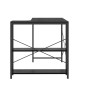 vidaXL Computertisch Schwarz 110x72x70 cm Holzwerkstoff vidaXL Computertisch Schwarz 110x72x70 cm Holzwerkstoff